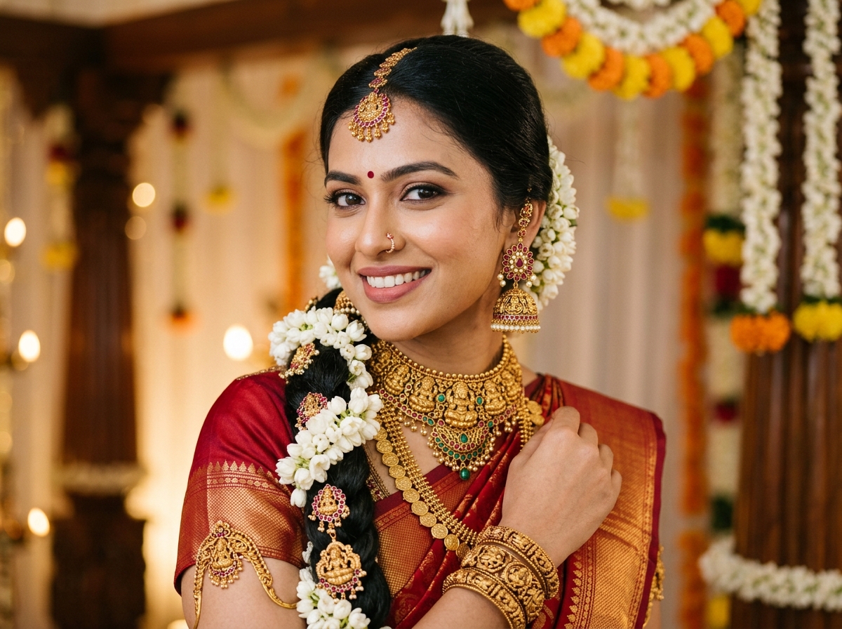 Fine Art South Indian Bridal Portrait