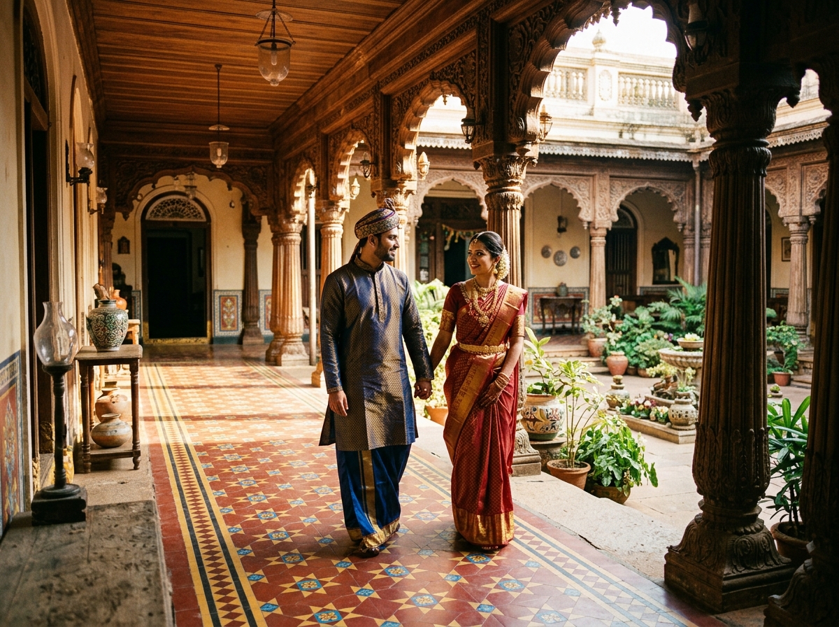 Chettinad Courtyard Royal Muhurtham